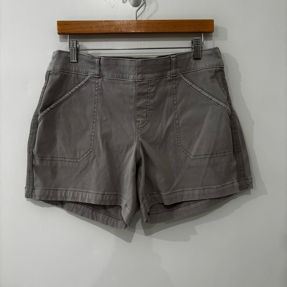 SPANX High Waist Utility Shorts - Gray